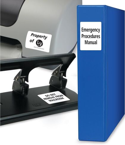Avery Permanent I.D. Labels - Laser "Product Category: Supplies/Labels" in Saudi Arabia