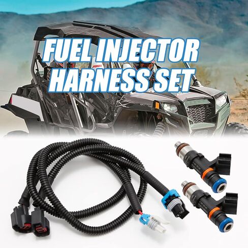 1 زوج حاقن الوقود تسخير عدة 1204318 1204319 لاستبدال بولاريس رينجر RZR in Kuwait