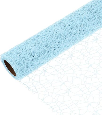 PATIKIL 180" L x 19.7" W Jacquard Net Mesh, Korean Openwork Floral Bouquet Wrapping Paper for Packaging Fresh Flower Wedding Valentine's Day Florist Supplies, Black in Saudi Arabia