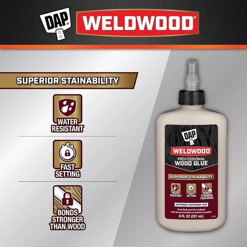 8 Oz. Dap 00480 Tan Weldwood Professional Wood Glue in Saudi Arabia
