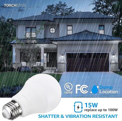 TORCHSTAR BR30 Smart Flood Light Bulbs, RGBCW Color Changing LED Recessed WiFi Bulb, 800lm 9W(65W Eqv.), Dimmable, Compatible with Alexa & Google Assistant, ETL Listed, E26, No Hub Required in Saudi Arabia