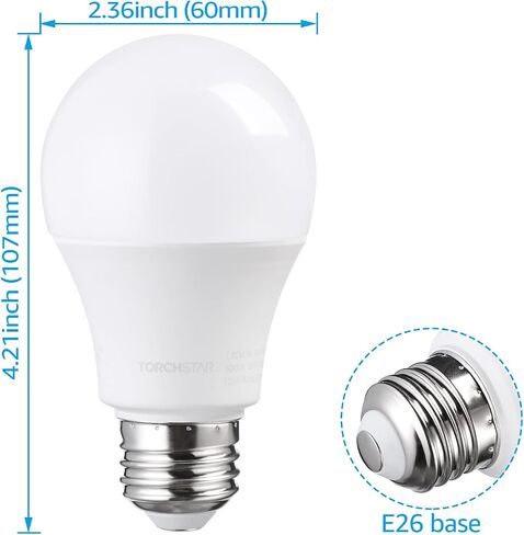 TORCHSTAR BR30 Smart Flood Light Bulbs, RGBCW Color Changing LED Recessed WiFi Bulb, 800lm 9W(65W Eqv.), Dimmable, Compatible with Alexa & Google Assistant, ETL Listed, E26, No Hub Required in Saudi Arabia