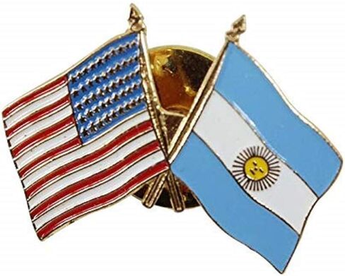 United States Metal Flag Handpainted Lapel Pin - Latin American Flags Pin in Saudi Arabia