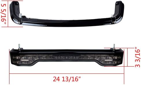 Astra Depot LED Brake/Turn/Tail Lamp Light Kit Compatible with Harley King Tour Pack 2014-2019 (Red Lens) in Saudi Arabia
