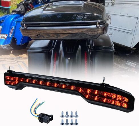 Astra Depot LED Brake/Turn/Tail Lamp Light Kit Compatible with Harley King Tour Pack 2014-2019 (Red Lens) in Saudi Arabia