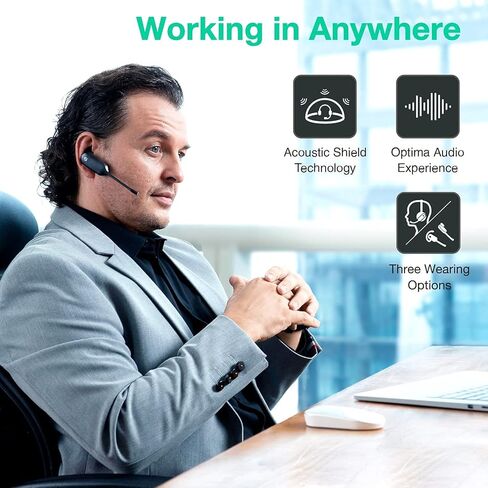 Yealink WH63 Wireless Headset with Microphone for Computer PC Laptop Teams Certified Headset Office IP VoIP Phones (WH63 UC) (Renewed) in Saudi Arabia