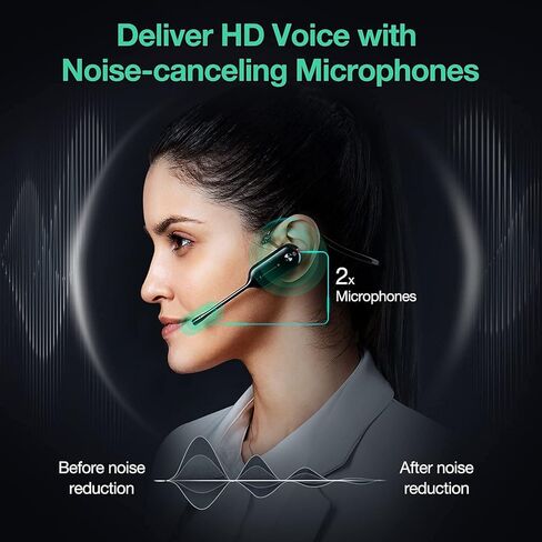 Yealink WH63 Wireless Headset with Microphone for Computer PC Laptop Teams Certified Headset Office IP VoIP Phones (WH63 UC) (Renewed) in Saudi Arabia