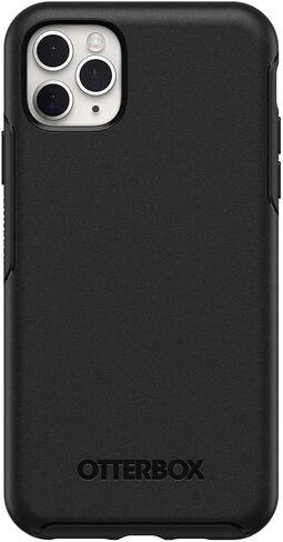 حافظة OtterBox Symmetry Series لهاتف iPhone 11 PRO MAX (NOT 11/11 Pro) - تتضمن قطعة قماش للتنظيف - عبوة صديقة للبيئة - أسود in Saudi Arabia