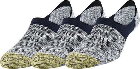 GOLDTOE Men's Xs Sta-Cool No-Show Marl Tab Socks, 3-Pack in Saudi Arabia