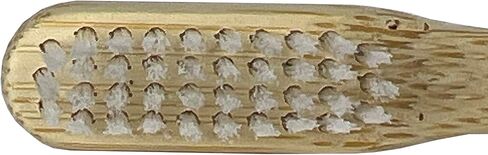 Bamboo Toothbrush, Sustainable BrushEco Bass Toothbrush with 3 Rows, Biodegradable Wooden Toothbrush for Healthy Mouth, Gums & Teeth, Reducing Gum Disease, BPA Free & Made in USA - 3 Pack in Saudi Arabia
