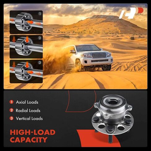 A-Premium 2 x Rear Wheel Bearing and Hub Assembly with 5-Lug Compatible with Honda Pilot 2016-2022, Passport 2019-2023, Acura MDX 2017-2020 in Saudi Arabia