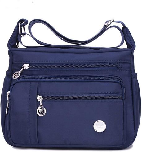 Crossbody Bags for Women Multiple Pockets Nylon Shoulder Bags Handbag Casual Purse Messenger Bag in Saudi Arabia