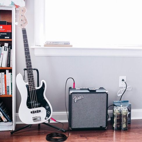 1/4 Inch Cable, 1/4 to 1/4 Audio Cable Guitar Cable Instrument Cable 6.35mm Mono Jack TS Unbalanced Patch Speaker Cable Compatible with Electric Guitar Bass Keyboard -10Ft in Kuwait