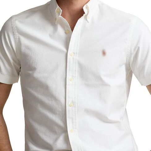 Polo Men's Short Sleeve Classic Fit Oxford Shirt for Business Casual in Saudi Arabia