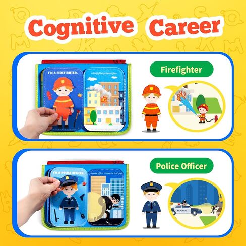 ULOVEME Busy Board for Toddlers - Montessori Toys for 1 2 3 4 Year Old Boys Girls Bithday Gift - Preschool Learning Toys Help Develop Fine Motor Skills - Toddler Travel Toys in Saudi Arabia