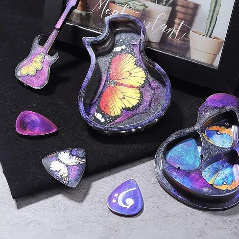 قوالب حلق كاي واي، 6 قطع قالب حلق من راتنج الريش الدائري، 50 قطعة من خطافات الأذن مع حلقات قفز، وترتر، مجموعة قوالب صب راتنجات الايبوكسي DIY لصنع سلاسل المفاتيح والأقراط in Kuwait