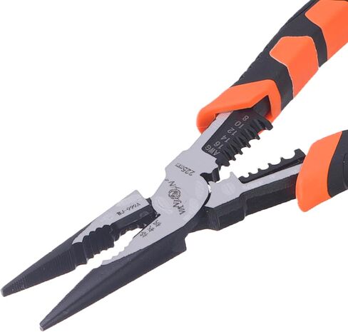 8 inch Linemans Pliers, High Leverage Linemans Pliers, Linemans Side Cutting Pliers for Cutting Clamping Screwing, High-carbon Steel Forged Heavy Duty Lineman Tools in Saudi Arabia