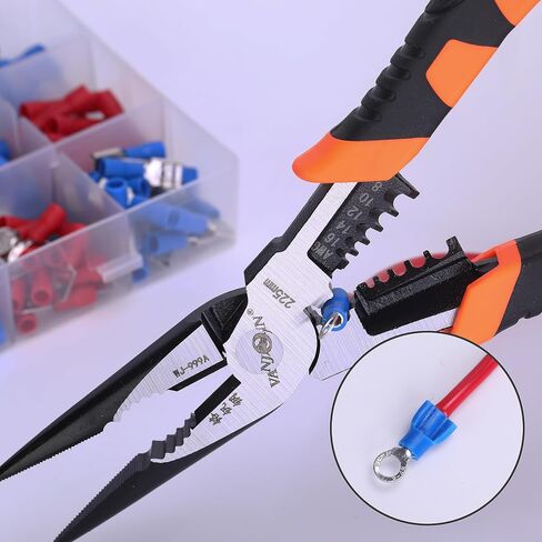 8 inch Linemans Pliers, High Leverage Linemans Pliers, Linemans Side Cutting Pliers for Cutting Clamping Screwing, High-carbon Steel Forged Heavy Duty Lineman Tools in Saudi Arabia