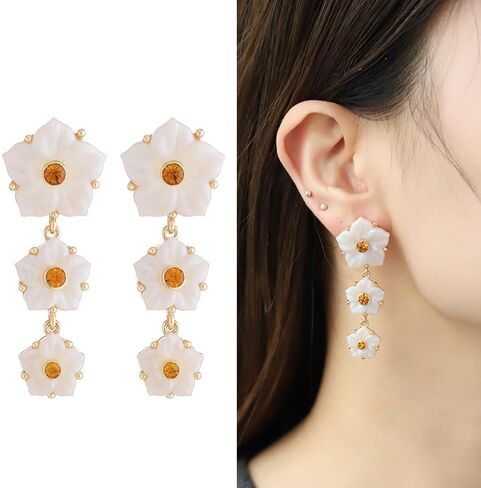 بيان الأزهار آخر القرط، ممسحة الانتهاء من الأقراط الأزهار، كل يوم القرط زهرة in Kuwait