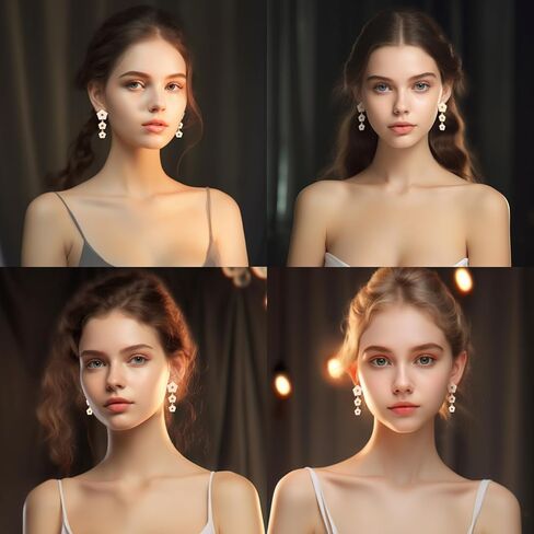 بيان الأزهار آخر القرط، ممسحة الانتهاء من الأقراط الأزهار، كل يوم القرط زهرة in Kuwait