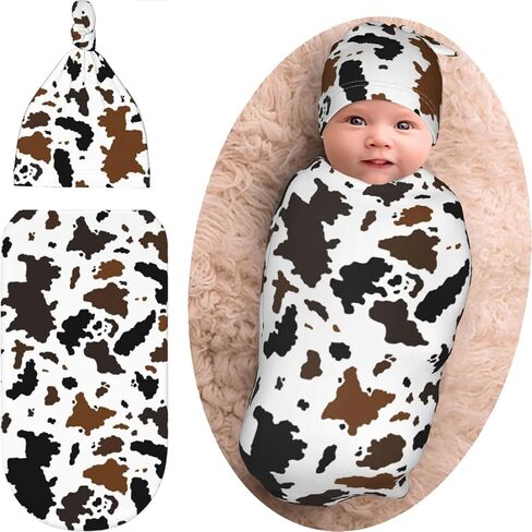 Burrito Tortilla Baby Swaddle Blanket Beanie Set, Soft and Stretchy Taco Newborn Blanket Swaddle Sack Funny Gift for Boy and Girl Baby Shower in Saudi Arabia