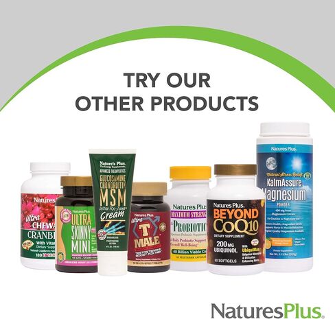 مسحوق المغنيسيوم NaturesPlus KalmAssure - 1.15 رطل - نكهة البرتقال - يدعم استرخاء الأعصاب والعضلات - غير معدّل وراثيًا، خالي من الغلوتين، نباتي - 60 حصة in Saudi Arabia