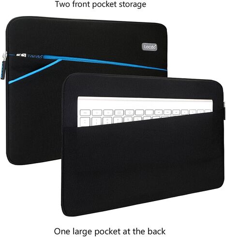 Lacdo 13 inch Laptop Sleeve Case for 13 inch New MacBook Air M2 A2681 M1 A2337 A2179 A1932, 13" New MacBook Pro M2 M1 A2338 A2251 A2289 A2159 A1989, 12.9" New iPad Pro 6th 5th 4th Computer Bag, Gray in Kuwait