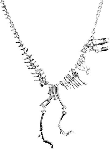 idealway Dinosaur Skeleton Tyrannosaurus Necklace Pendant Animal Short Choker for Women Children Gift in Saudi Arabia