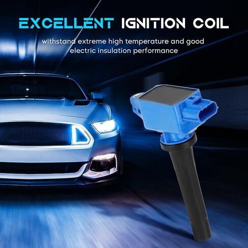 Set of 4 Ignition Coil Pack 2.2L 2.5L Compatible with 2012-2020 Mazda 3 CX-5, 2016-2019 CX-3 CX-9, 2014 Mazda 6, 2019 CX-5, 2016-2018 MX-5 Miata Replace UF656 5C1894 C1837 GN10625 in Saudi Arabia