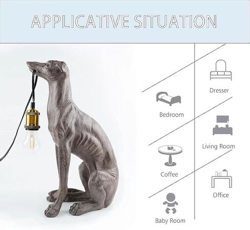 GY Dinosaur Animal Table Lamp Modern Animal Shape Table Lamp Vintage Resin Lighting Perfect for Bedroom, Living Room, Office, College Dorm in Saudi Arabia