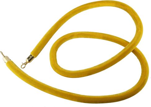 Pack of 2 Velvet Stanchion Ropes, 4.9 Feet Stanchion Queue Barrier Rope Velvet Rope, Crowd Control Rope Barrier, with Mirror Polished Hooks (Red) in Saudi Arabia
