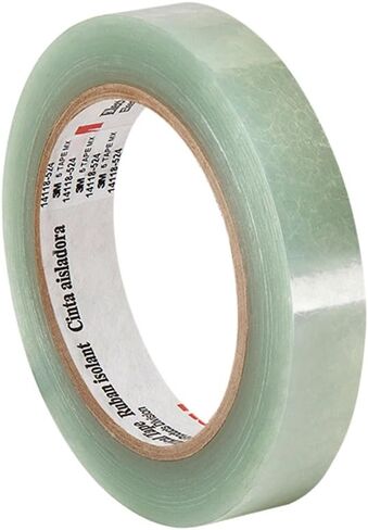 TapeCase 3M 5 Translucent Clear Polyester Electrical Tape, 0.75 Translucent Clear Polyester Electrical Tape," Width x 72yd Length (1 roll) (3M 5 0.75" x 72yd) in Saudi Arabia
