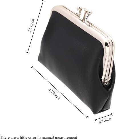 Coin Purse Vintage Bag Lock Wallet Buckle Kiss Lock change purse change holder wallet coin Canvas cotton coin purse (E Pattern 1) in Saudi Arabia