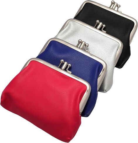 Coin Purse Vintage Bag Lock Wallet Buckle Kiss Lock change purse change holder wallet coin Canvas cotton coin purse (E Pattern 1) in Saudi Arabia