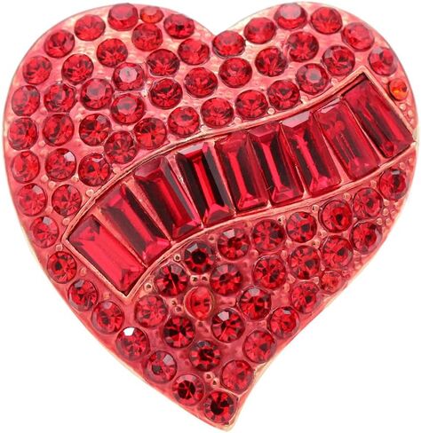 Lavencious Crystal Heart Shaped Stretch Ring for Women in Saudi Arabia