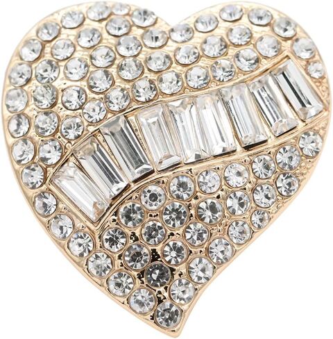 Lavencious Crystal Heart Shaped Stretch Ring for Women in Saudi Arabia