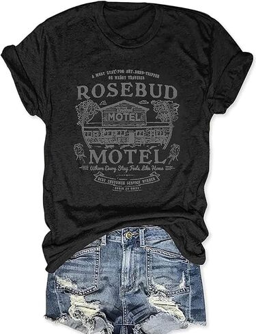 Women Vintage T Shirt Funny Summer Short Sleeve Tops Print Graphic Tees in Saudi Arabia