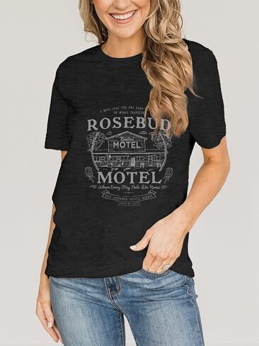 Women Vintage T Shirt Funny Summer Short Sleeve Tops Print Graphic Tees in Saudi Arabia