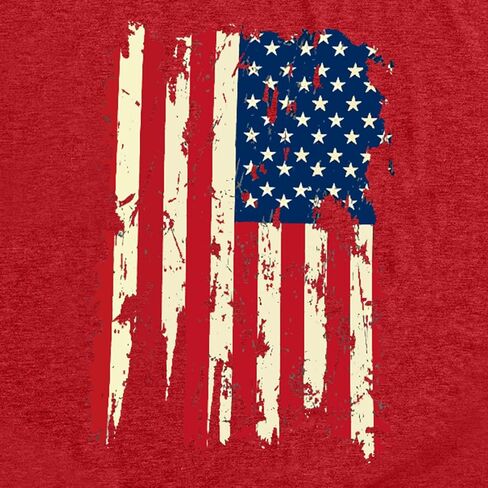 Plus Size American Flag Tank: Women 4th of July Tank Tshirt Patriotic T Shirt USA Sleeveless Tops in Saudi Arabia