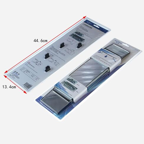 Wide Angle Rear View Mirror 15.2 Inch Universal Panoramic Rear View Mirror Clip on Interior Car Mirror Wide Angle Curved Rearview Mirror Accessories to Eliminate Blind Spots Clear Tint in Kuwait