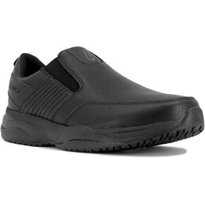 Nautica Men's Non-Slip Food Service Work Shoes - Lace-Up & Slip-On Options for Kitchen & Restaurant Work with Enhanced Traction