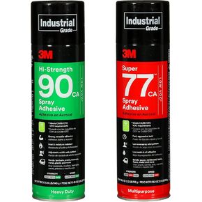 لاصق رش 3M Hi-Strength 90، دائم، صفائح سندات، خشب، خرسانة، معدن، بلاستيك، غراء شفاف، الوزن الصافي 17.6 أونصة، سوف يرش رأسًا على عقب in Kuwait