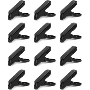 TRIWONDER 12pcs Tarp Clips Heavy Duty Lock Grip Tarp Clamps Shark Tent Fasteners Clips Holder Car Cover Clamp for Pool Boat Hammock Cover Camping Canopy Caravan
