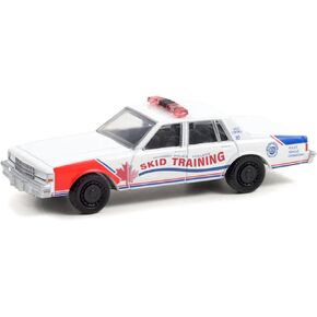 Greenlight 42970-B Hot Pursuit Series 39-1987 Chevy Caprice - Ontario Police College, Ontario, Canada - Skid Training Car 1:64 Scale Diecast