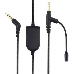 Cable Boom Microphone with Volume Control for Playstation PS4/Xbox One Controller/PC - Boompro Gaming Mic Compatible with Astro A10 A40 Headsets or Most Other 3.5mm Jack Headphones