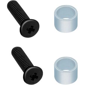 Mcbazel 2Pcs PS5 SSD Screw and 2Pcs Ring Replacement for PS5, Solid State Drive Repair Accessories (NOT for PS5 Slim)