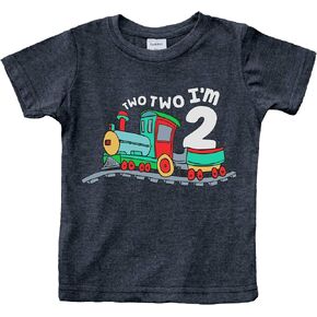 Unordinary Toddler 2nd Birthday Shirt boy Chugga Chugga Two Two Train im Two Years Old Second Birthday Tshirt