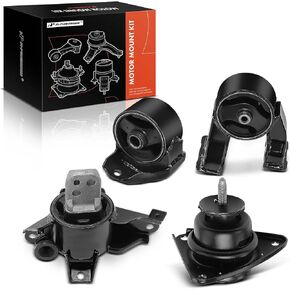 A-Premium 4PCS Engine Motor Mount and Transmission Mount Set Compatible with Hyundai Elantra 2007 2008 2009 2010 L4 2.0L, Automatic Transmission, Replace# 218102L000, 219302H050