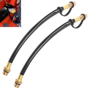 510440902 Engine Flex Drain Hose Compatible With Kawasaki FH FR FS FT & FX Engine Models, Also for Kubota Z412 Z122R, Replace 51044-0902 (2)
