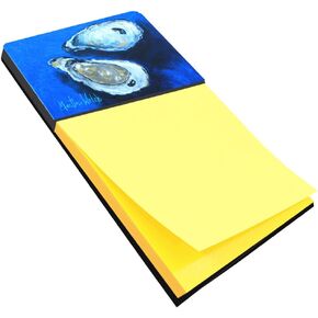 Caroline's Treasures Oysters Seafood Four Refillable Sticky Note Holder or Postit Note Dispenser, 3.25 by 5.5", Multicolor